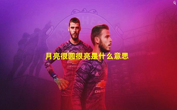 月亮很圆很亮是什么意思