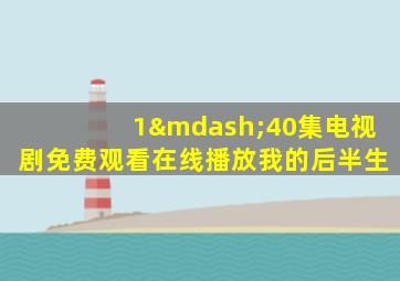 1—40集电视剧免费观看在线播放我的后半生