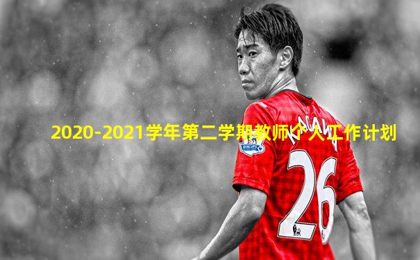 2020-2021学年第二学期教师个人工作计划