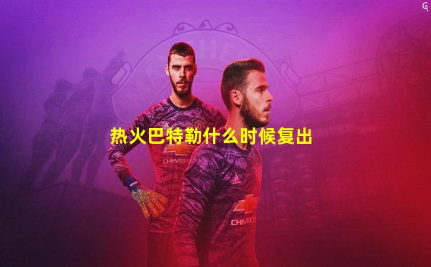 热火巴特勒什么时候复出